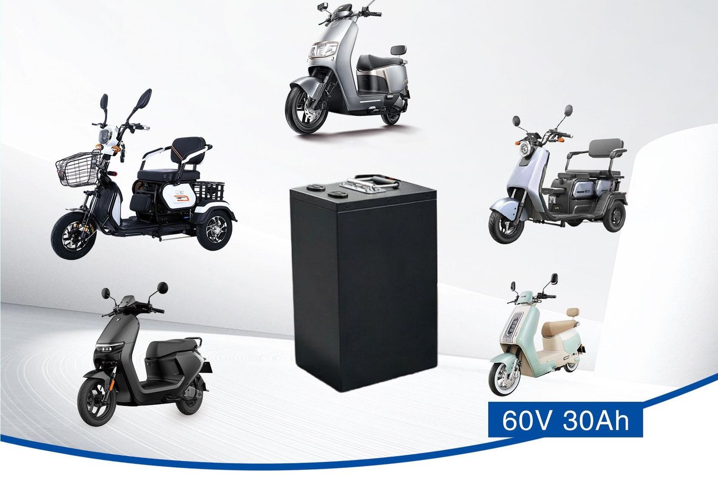 60V 30Ah lithium-ion battery pack for electric vehicles