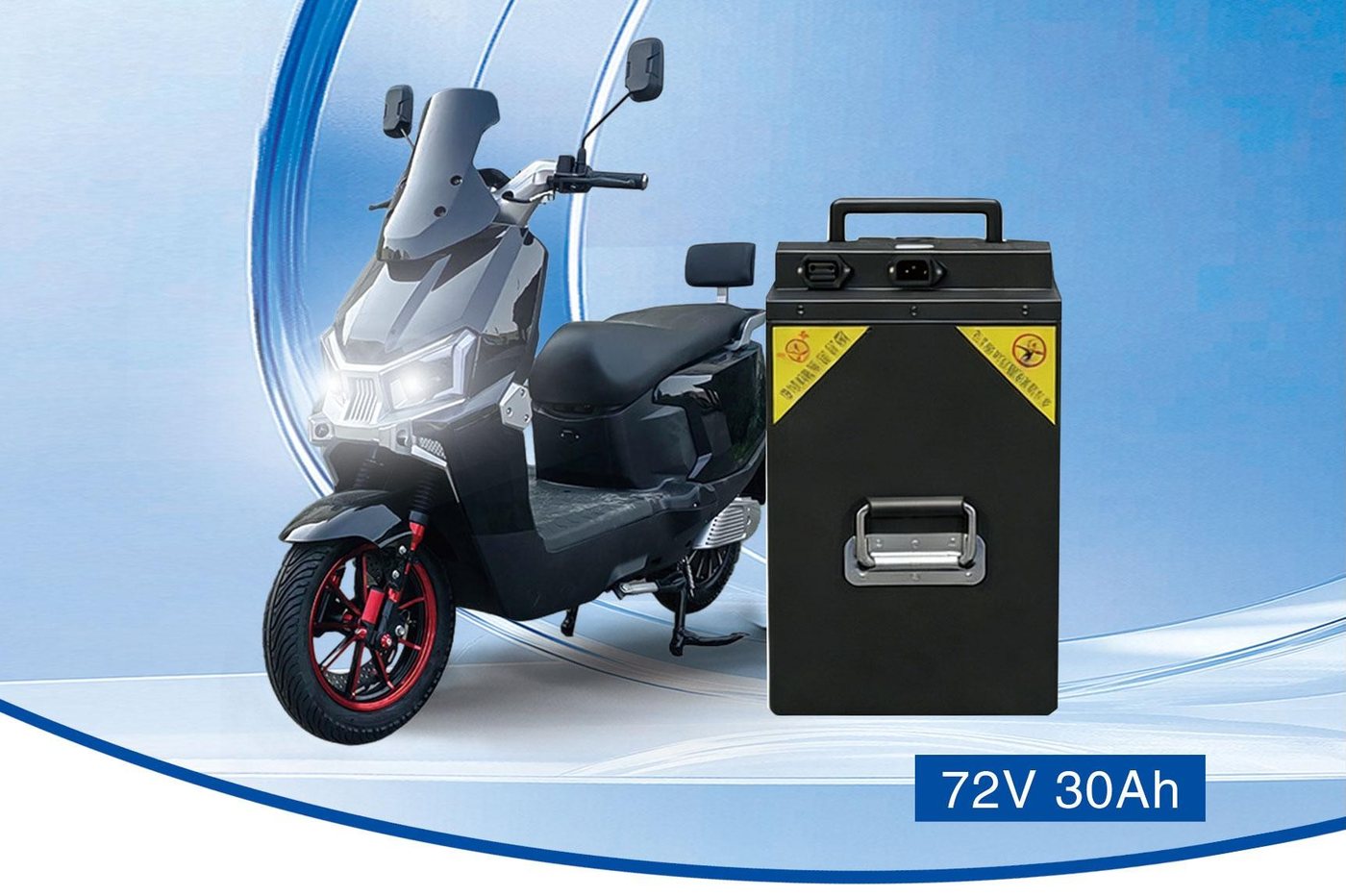 72V 30Ah lithium-ion battery pack for electric vehicles